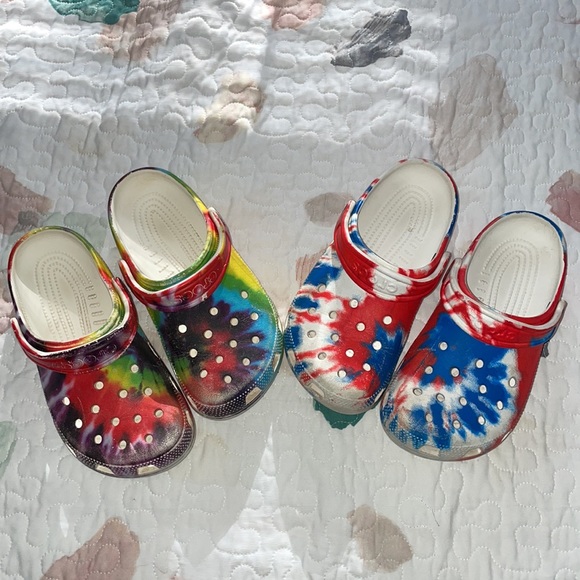 CROCS Other - Kids Tie Dye Crocs